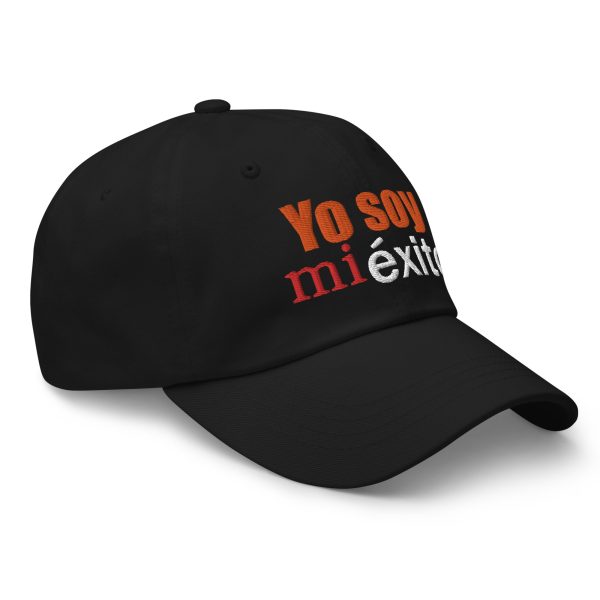 Gorra unisex negra YO SOY MI ÉXITO - Coaching tu éxito (4)